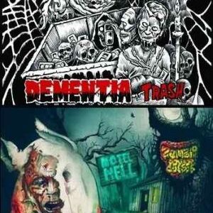 OFFAL/ZOMBIE COOKBOOK - Dementia Trash / Motel Hell - 7"