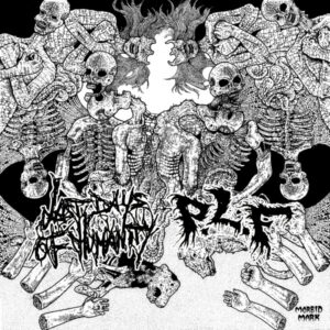 LAST DAYS OF HUMANITY/P.L.F - The Dishonourable Features Of Rigid Saturation And Cruel Misfortune - Digipack Duplo