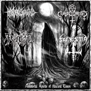 NECROSOUND/ CURSED CHRIST/ FENHIR/ SACRISTIA -  Immortal Spirits of Ancient Times - Split Live