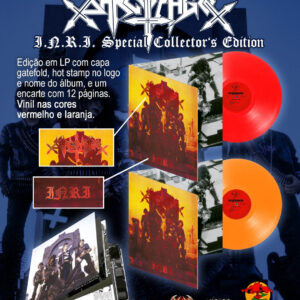 SARCÓFAGO - I.N.R.I. - LP Laranja - envio  dia 13 de fevereiro