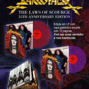 SARCÓFAGO - The Laws of Scourge - LP ROXO - ENVIO DIA 23 DE SETEMBRO. PRÉ VENDA