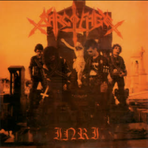 SARCÓFAGO - I.N.R.I. - Acrílico