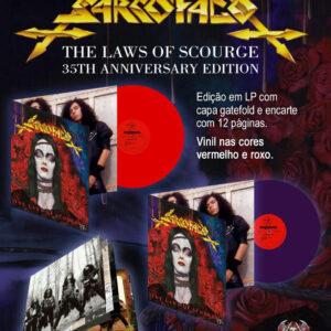 SARCÓFAGO - The Laws of Scourge - LP VERMELHO - ENVIO DIA 23 DE SETEMBRO . PRÉ VENDA